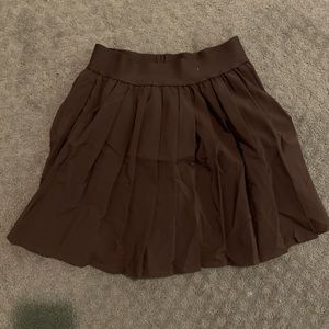 Cute brown skort for women- SMALL